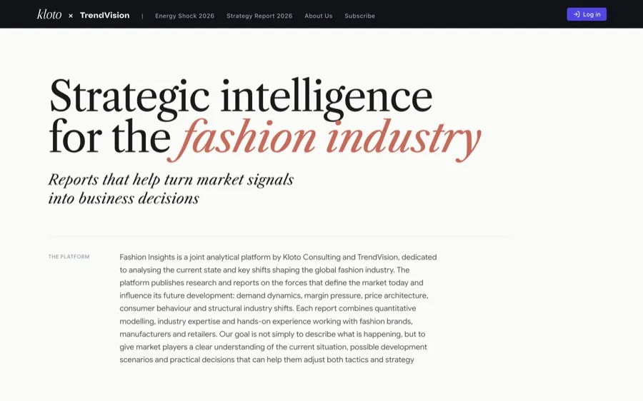 insights.fashion — the live product